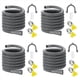 thumbnail image 1 of 4X Juego de ExtensióN de Manguera de DesagüE Manguera de Lavadora Universal de 10 Pies, Incluye Conector de Manguera Soporte y Abrazaderas de Manguera Mangueras de Drenaje, 1 of 8