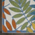 thumbnail image 4 of Nourison Aloha Indoor/Outdoor Tropical Botanical Ivory/Multi 2'3" x 10' Area Rug, (2' x 10'), 4 of 8