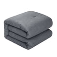 thumbnail image 2 of HomeRoots 528868 100 Percent Cotton 140 Thread Count Washable Down Comforter Set, Denim Blue - King Size, 2 of 3