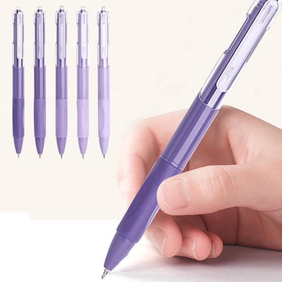 YIMWNYI High Precision Gel Pens, Pack of 5, Ergonomic Design, Smooth Writing for Drawing, Sketching, and Notetaking, Water-Resistant Ink, 0.5mm Fine Tip