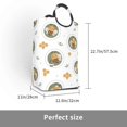 thumbnail image 3 of XMXT Large Collapsible Laundry Hamper, Cute Bee Honey Print Laundry Basket with Aluminum Handle, 50L Multicolor, 3 of 7