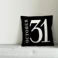 thumbnail image 2 of Creative Products October Thirty-First 18x18 Spun Poly Pillow, 2 of 2