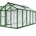 thumbnail image 6 of 6x10 FT Greenhouses for Outdoors Walk-in Greenhouse with Heavy Duty Aluminum Frame and PET Panels Drainage System and Easy Assembly Outdoor Green House for Backyard Garden Planting Patio Lawn, 6 of 7