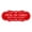 Red, variant on Designer Dog In Yard Keep Gate Closed Sign(Brushed Silver) - Small