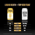 thumbnail image 5 of Liquid Death, Unsweet Reaper Iced Tea, 6-Pack (12 fl oz Cans), No Artificial Sweeteners, B12 and B6 Vitamins, 5 of 10