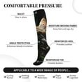 thumbnail image 3 of Bixox Realistic Style Cute Cat Print Compression Socks,Compression Socks Women & Men Circulation for Medical,Running,Athletic, 3 of 7