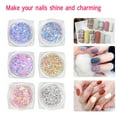 thumbnail image 3 of Polvo De Para Uñas, Efecto Azúcar Brillante, Decoración Segura Con Purpurina, 6 Cajas Delicadas Para Artista De Uñas Para Salón, 3 of 7