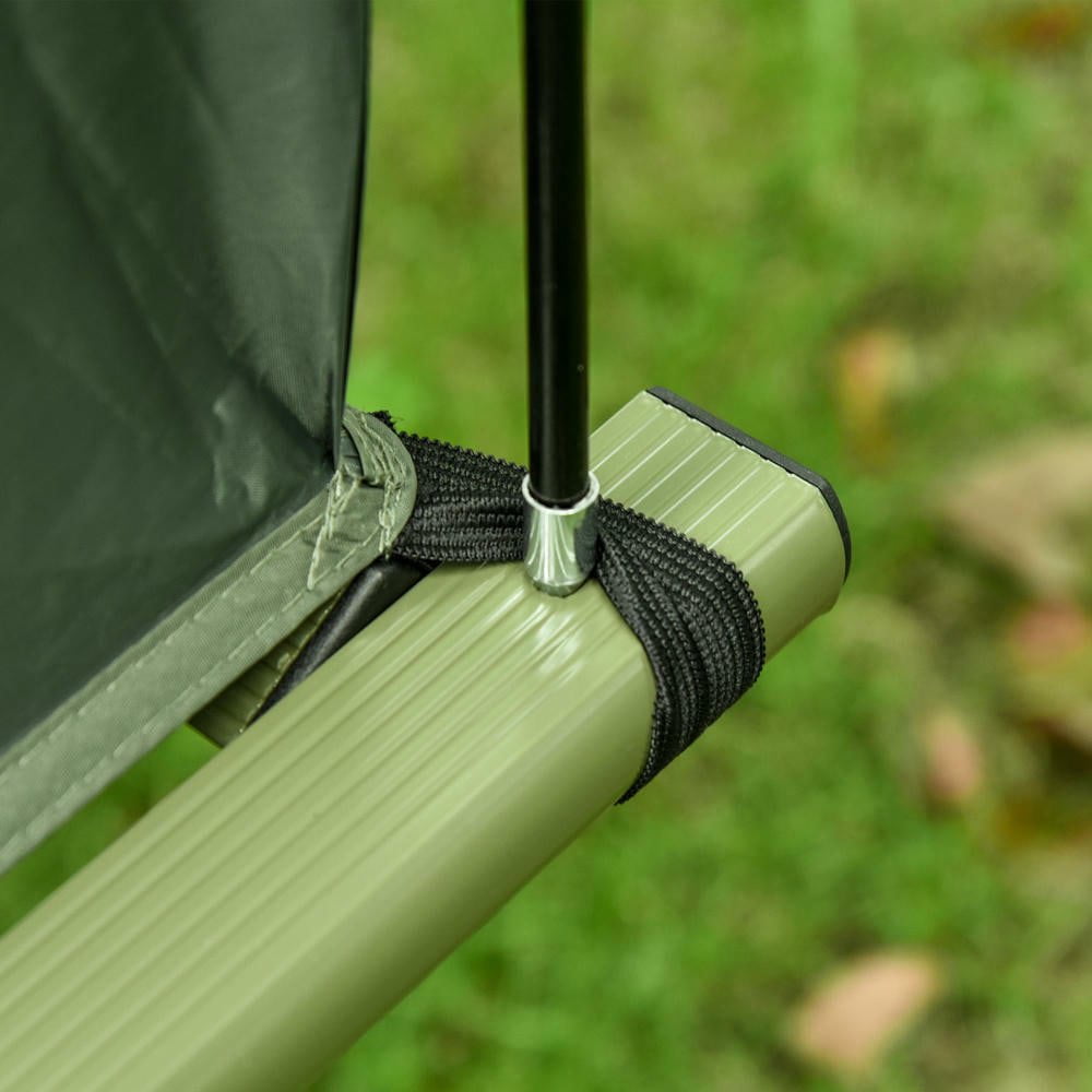 Resenkos Camping Tent Cot, Single Person Folding Cot Combo, Off-Ground Tent with Covered Outdoor Bed and Carry Bag