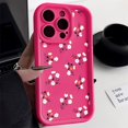 thumbnail image 3 of Funda de silicona líquida para iPhone 13, funda para iPhone 14, 15, 16, 12, 11 Pro Max, XS, X, XR, 7, 8 Plus, SE 2020, 2022, bonita funda floral a prueba de golpes, 3 of 5