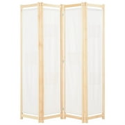 vidaXL 3/4/5/6-Panel Room Divider Wooden Frame Privacy Screen Multi Colors