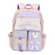 thumbnail image 5 of Mochila para niños Yinane correa ajustable para el hombro mochila informal portátil bandolera rosa, 5 of 8