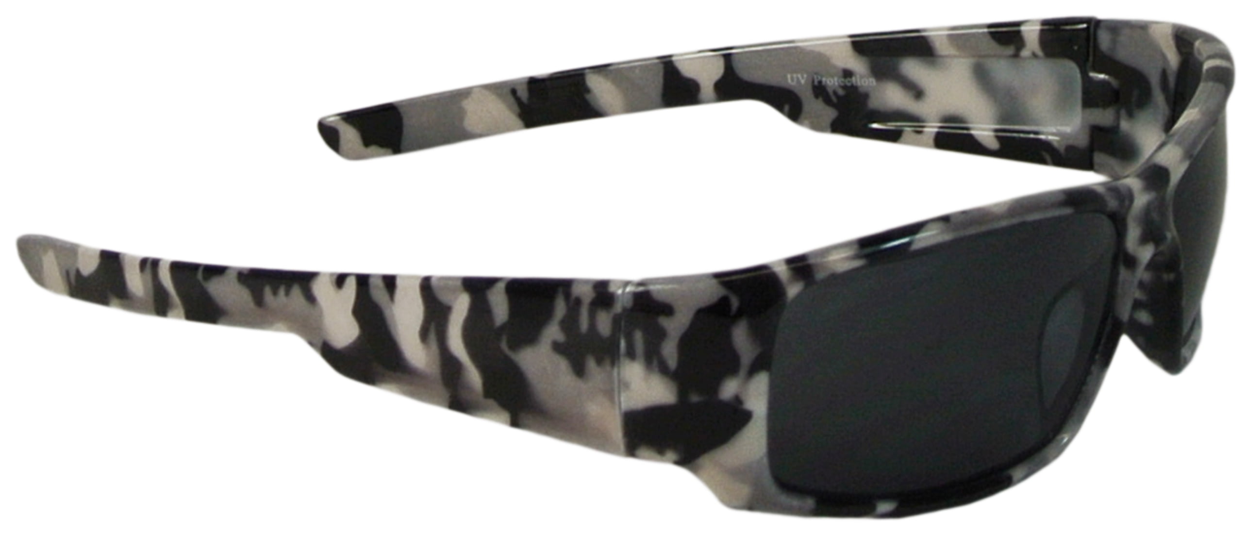 Camo Wrap Sunglasses (Black Grey Camo)