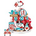 thumbnail image 3 of Tiered Tray Decor Valentines Decorations Mini Wooden Banner Red Home Table Decorations, 3 of 9