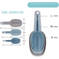 thumbnail image 3 of 3 in 1Ice Scoop Set, Multi Purpose Plastic Kitchen Scoops Canisters, Ice Scooper for Freezer, Rice,Canisters, Flour,Dry Foods, Candy, Pop Corn, Coffee Beans and Pet Food, 3 of 7