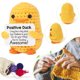 thumbnail image 1 of Pato Tejido Hecho A Mano Duck Emocional Inspirador Positivo Crochet Con Tarjeta para Apoyo Regalos Cumpleaños Mujeres Amigos Compañeros, 1 of 9