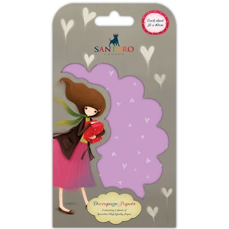 Decoupage Gift - Santoro Kori Kumi Decoupage Paper 3/Pkg-The Gift Of Friendship