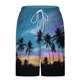 thumbnail image 5 of Pantalones Cortos para Hombre Cintura Elástica con Bolsillos, Forro de Impresión de Moda Casual para la Playa, Al Aire Libre Y el Uso Diario, 5 of 6