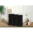 thumbnail image 2 of Dewall Maisons Elegant Black 24-Piece Cotton Washcloth Pack - Superior Cloth, Soft and Absorbent, 12" x 12" Size - Perfect for Bathroom, Spa, Facial Care - Premium Hand and Face Towel Solution, 2 of 9