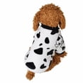 thumbnail image 7 of YUEHAO Dog Clothes for Small Dogs Pet Clothes Dog Clothes Autumn and Winter Clothes Teddy Bear Pet Clothing Cat Spring Clothes Two Legged Fleece Sweater Pet Supplies for Dogs (White, L), 7 of 7