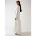 thumbnail image 3 of Textured Maxi Dress with Crew Neck, 3 of 5