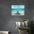 thumbnail image 4 of Sea Turtle Decor Wall Art Beach Coastal Decor Ocean Sea Turtle Pictures Canvas Prints Turtle Bathroom Wall Decor Christian Quotes Scripture Painting Modern Artwork Home Decor for Bathroom 16"x12", 4 of 6