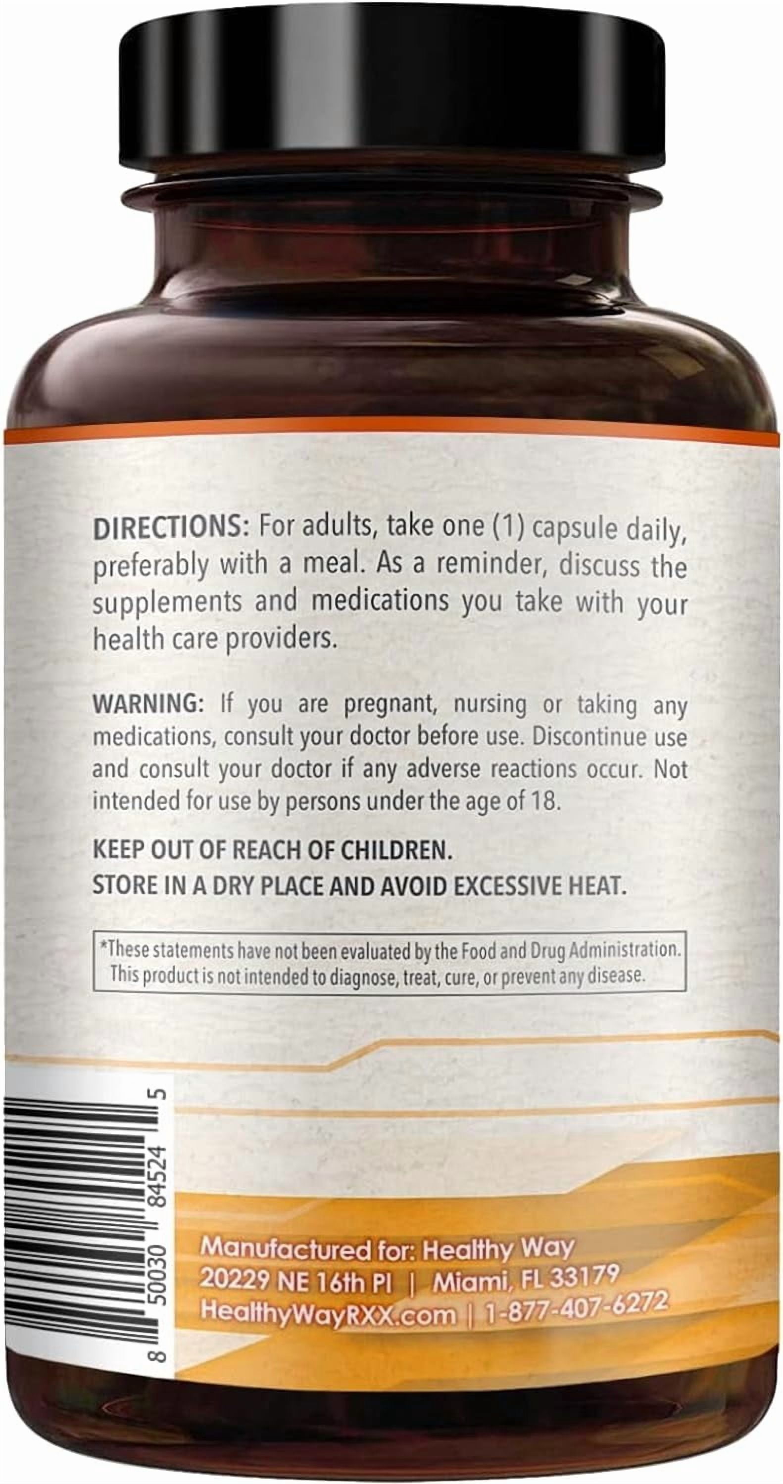 Healthy Way CoQ10 Supplement, Antioxidant Support for Heart Health & Energy, 200mg, 200 Capsules