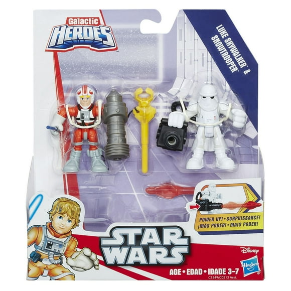Star Wars Galactic Heroes Luke Skywalker And Snowtrooper