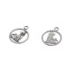 thumbnail image 3 of Joyería que hace encantos 50 PCS Tibetan Plata Hueco Gato Colgantes, 3 of 8