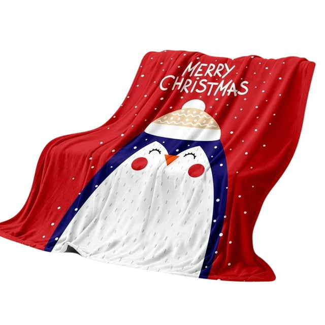 Decoraciones de Navidad Al Aire Libre Manta Linda de Navidad 100 X 130cm Manta de Terciopelo Francés Sofá Manta Linda Classys Manta de Navidad Manta de Lana para Dormir