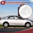 thumbnail image 2 of 1 Pc Car Exterior Door Handle for Audi A6 C7 No.4H1837879 Front Right White ABS, 2 of 6