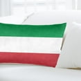 thumbnail image 6 of Flag Of Italy Pillowcase Pillows Cover Case Decor Decoration Rectangle Printed Throw Pillow Case Cushion Cover 16"x24", 6 of 7