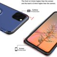 thumbnail image 4 of Mignova iPhone 11 Pro Max 6.5 Pouces 2019 Étui, TPU + PC Double Étui Mixte Protection Intégrale Robuste Support Anneau Caché Rotatif 360 Métal (Bleu), 4 of 7