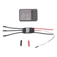 thumbnail image 2 of RC Sin Escobillas ESC, Controlador De Velocidad Eléctrico RC Múltiples Guardias Control Estable 20A Respuesta Rápida Del Acelerador Para Modelo De Avión, 2 of 7