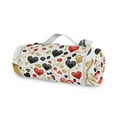 thumbnail image 2 of Picnic Blankets Teencool Beach Blanket Creatively Hearts and Roses Pattern Outdoor Blanket for Travel, 2 of 9
