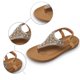 thumbnail image 5 of MKLEKYY Sandalias de Mujer Playa Sandalias de Cuero de Moda de Verano para Mujer, Transpirables, Cómodas, Sin Zapatos 318, 5 of 5