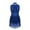 Royal Blue, variant on inhzoy Kids Girls Sequins Halter Neck Jazz Latin Tassel Dance Dress Mesh Patchwork Leotard Dress Black 6