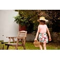 thumbnail image 4 of Arshiner Girl's 2 Piece Summer Outfit Sleeveless T-Shirt and Hawaiian Tropical Boho Shorts, 4 of 6