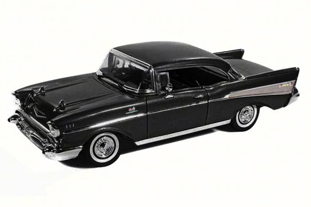 1957 Chevy Bel Air Coupe, Black Motor Max 73180 1/18 Scale Diecast