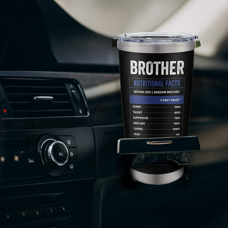 Gifts for Brother Tumbler, Brother Birthday Gifts, Brother Gifts from  Sister, Best Gift Idea for Brother Men Him, Funny Brother Gift From Brother