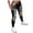 Black, variant on Winter Fall Plus Size Womens Pants Solid Color Hole Low Waist Jeans Flares Ankle Trouser Casual Pant
