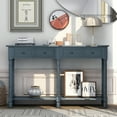 thumbnail image 2 of Deiokin Rustic Console Table with 2 Drawers, Sofa Table for Entryway & Living Room, 2 of 9