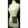 thumbnail image 2 of Elegance Look Leather Cross Body Bag Leather Shoulder Purse w Zipper Pocket Different Colors 1410 (C), 2 of 36