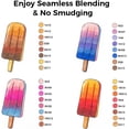thumbnail image 3 of Alcohol Brush Markers 48 Mid-tone Colors- Double Tipped Alcohol Based Art Marker Set for Artists Adults Coloring Sketch Illustration- Brush & Fine Dual Tips- Honolulu B, 3 of 8