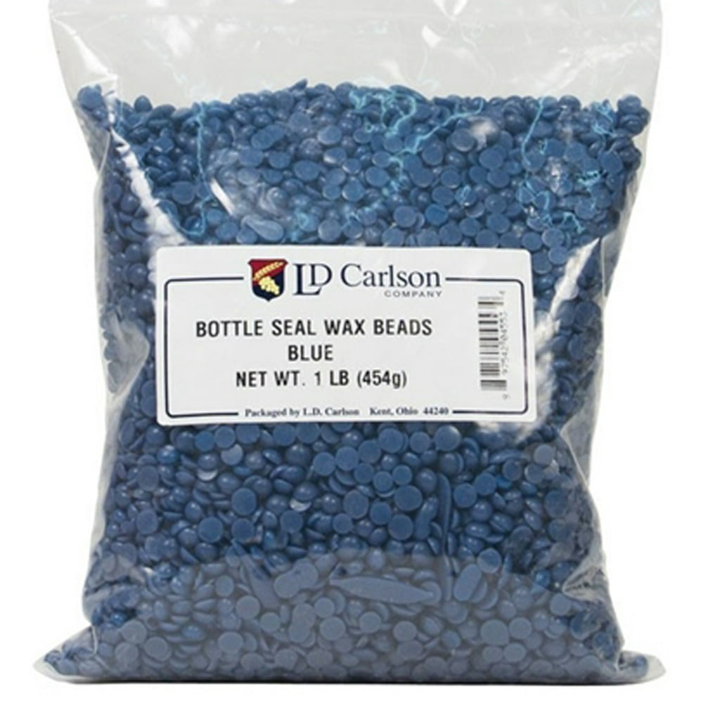 Bottle Seal Wax Beads Blue