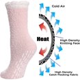 thumbnail image 4 of Non Slip Socks for Women Winter Warm Cozy Fuzzy Slipper Socks Soft Fluffy Hospital Socks with Grips, 4 of 5