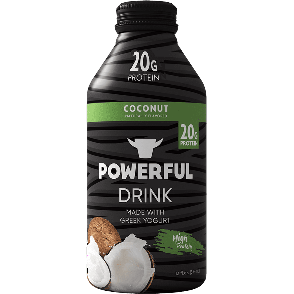 Powerful Drink Coconut Greek Yogurt Protein Drink, 12oz