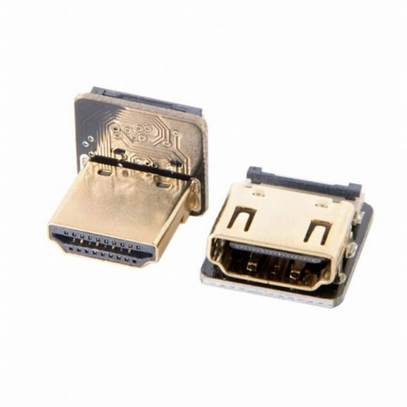 Xiwai CYFPV Up Angled 90 Degree HDMI Male to Female FPC Flat Cable for HDTV Multicopter Aerial Photography
