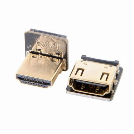 Xiwai CYFPV Up Angled 90 Degree HDMI Male to Female FPC Flat Cable for HDTV Multicopter Aerial Photography