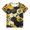 11#Yellow, variant on AUNVITO Kids Casual T-Shirt Bee Print Round Neck Short Sleeve Summer Top Boys & Girls Youth