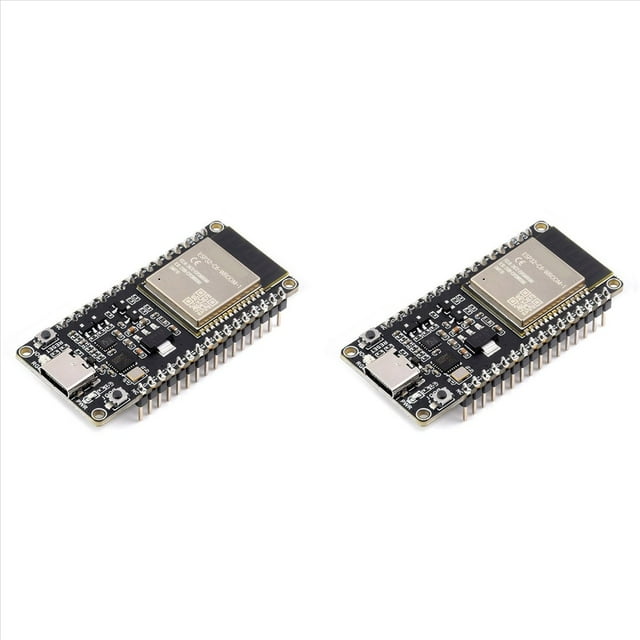 2X Placa de Desarrollo ESP32-C6 WiFi6 Bluetooth 5 Zigbee Thread 160MHz Procesador de Núcleo Único Módulo ESP32-C6-WROOM-1-N8(B)